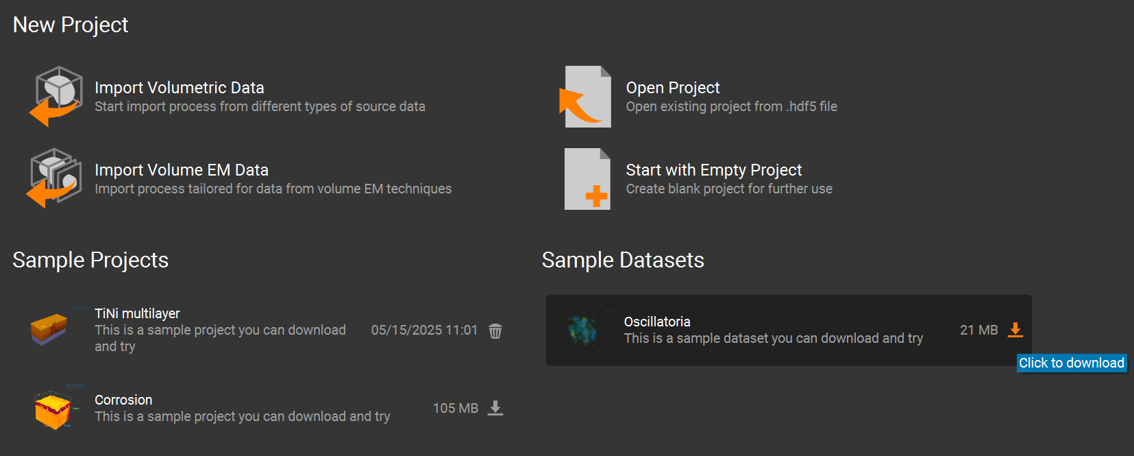 Sample Dataset